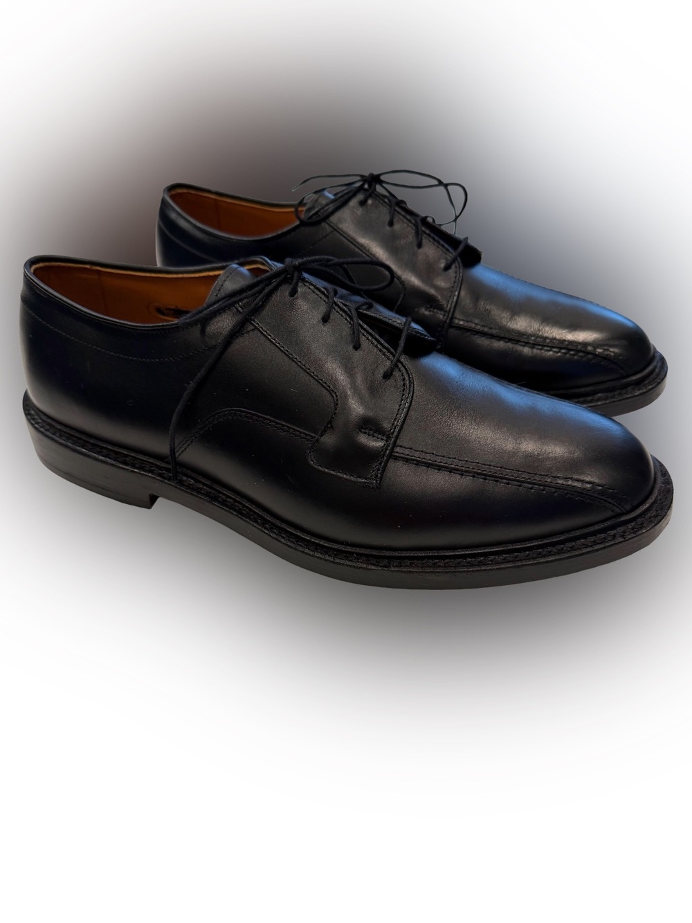 Allen Edmonds Hillcrest 5904 Black Leather Oxford Dress Shoes Men's Sz 10 EUC